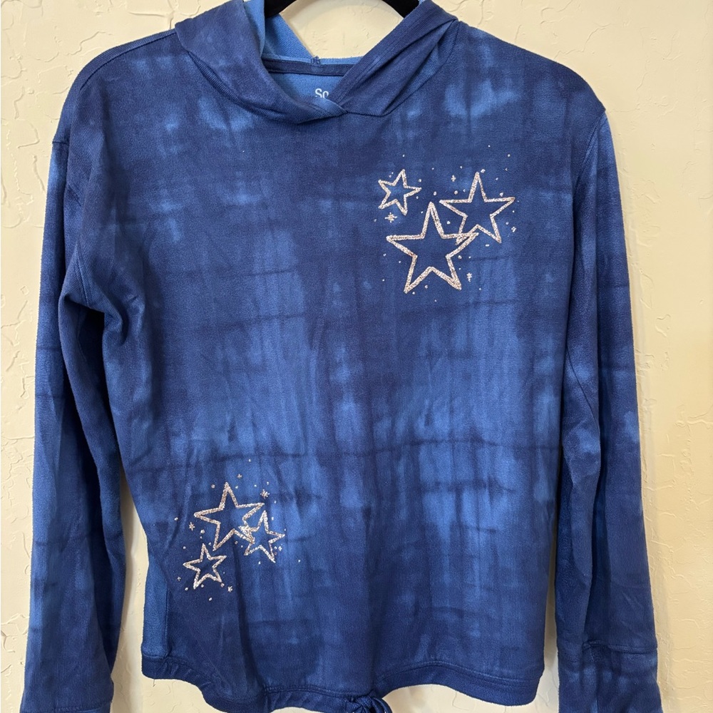 Kids Blue Star Hoodie